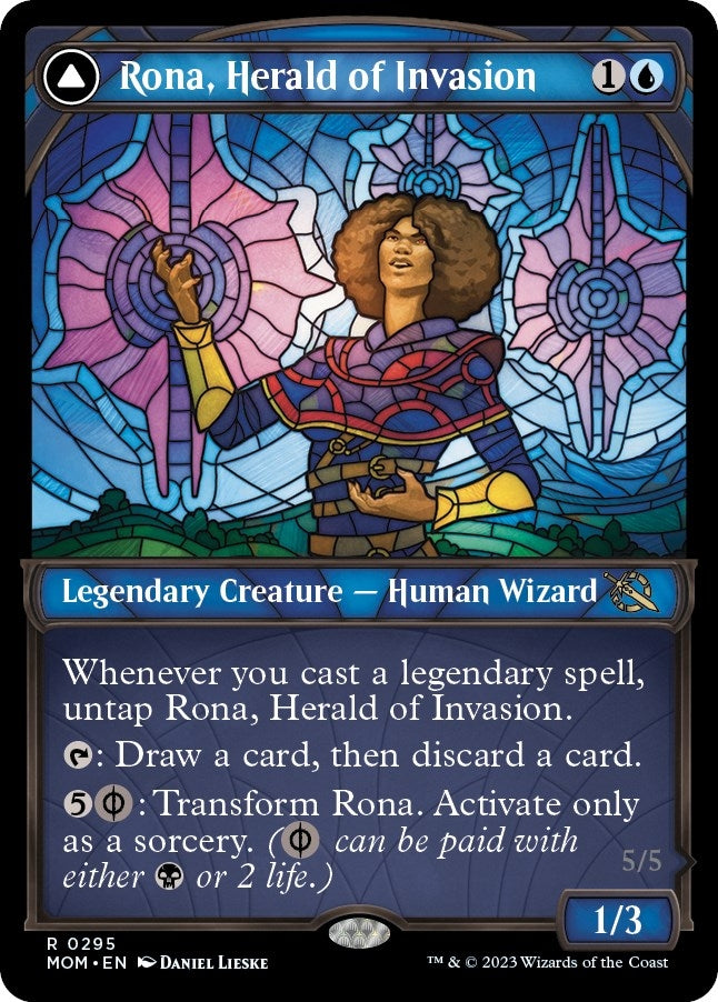 Image for Rona, Herald of Invasion (Showcase) (295) [March of the Machine] - Magic: The Gathering