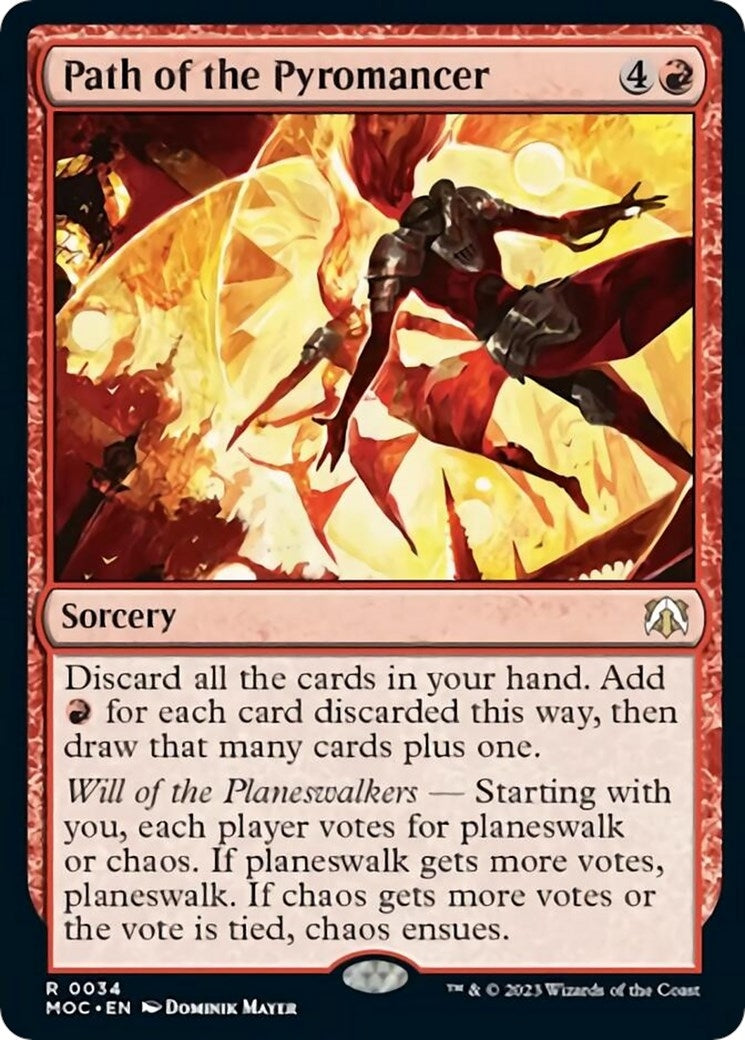 Image for Path of the Pyromancer (34) [March of the Machine] - Magic: The Gathering
