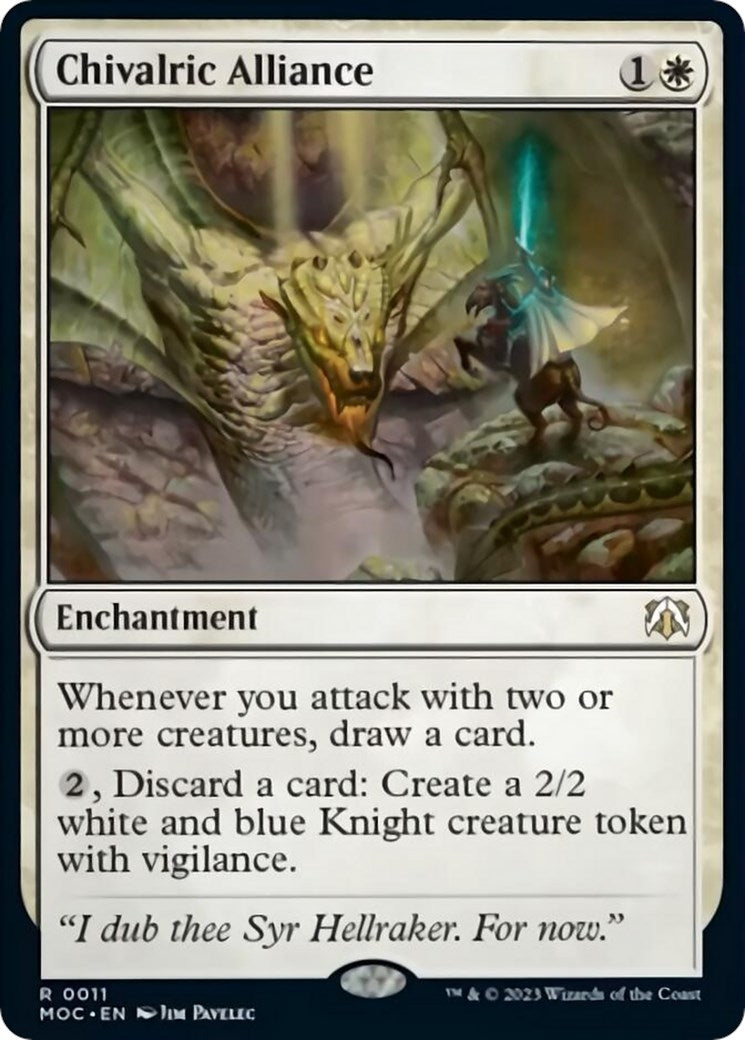 Image for Chivalric Alliance (11) [March of the Machine] - Magic: The Gathering