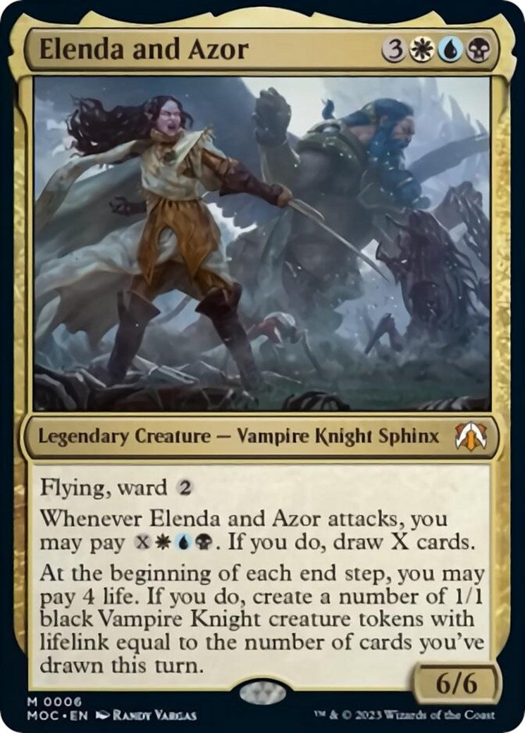 Image for Elenda and Azor (6) [March of the Machine] - Magic: The Gathering