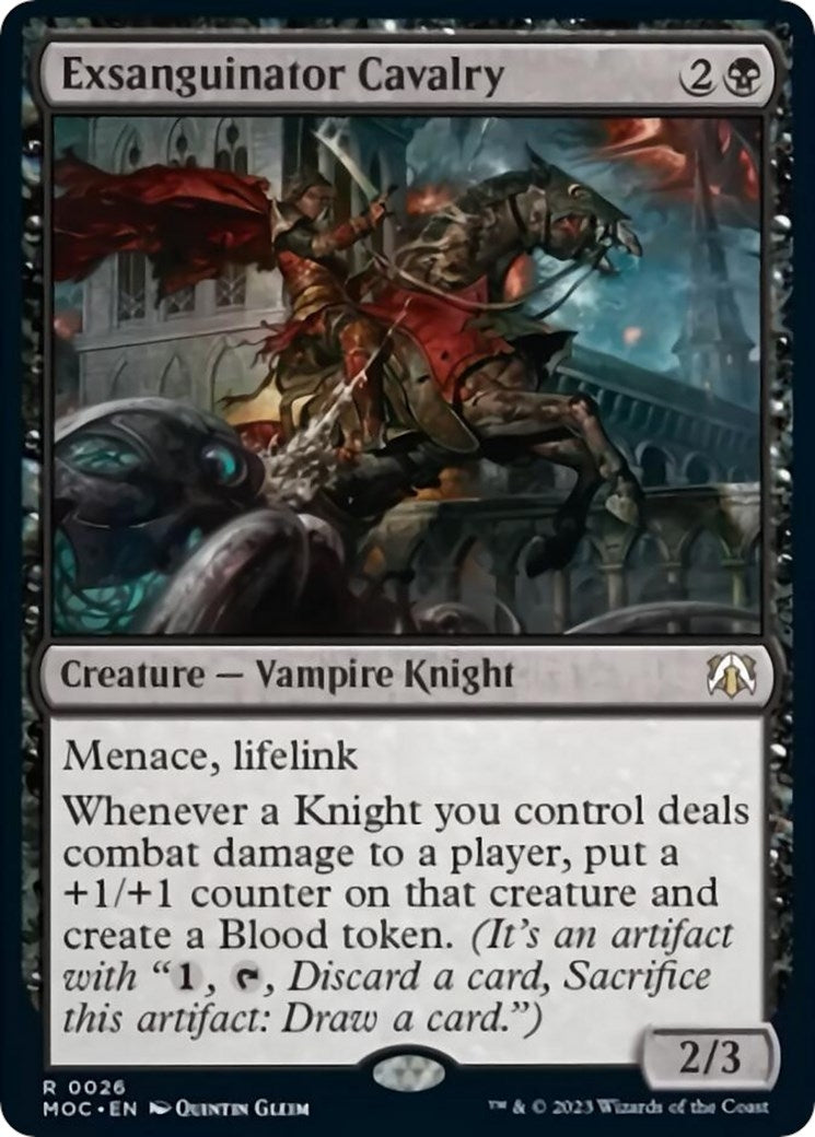 Image for Exsanguinator Cavalry (26) [March of the Machine] - Magic: The Gathering