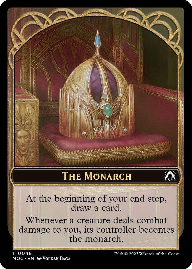 Image for The Monarch // Shapeshifter Double-sided Token (46 //12) [March of the Machine] - Magic: The Gathering
