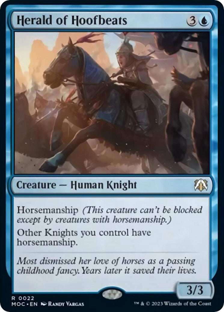 Image for Herald of Hoofbeats (22) [March of the Machine] - Magic: The Gathering