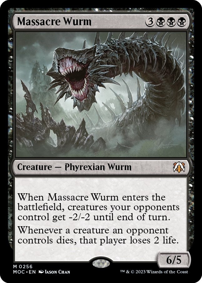 Massacre Wurm (256) [Commander: March of the Machine]