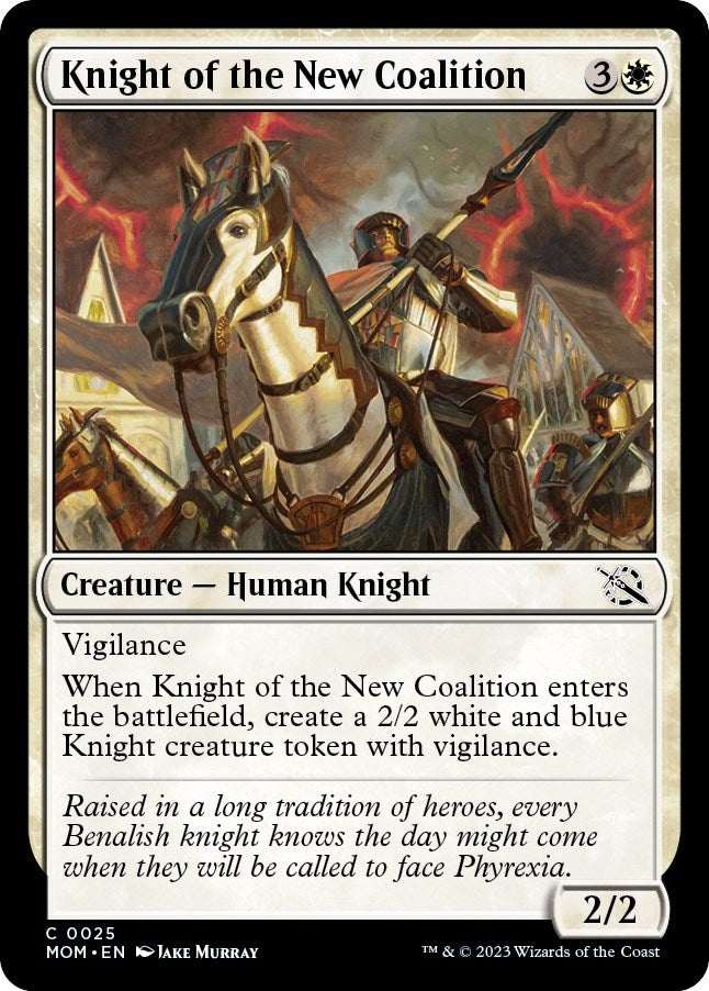 Image for Knight of the New Coalition (25) [March of the Machine] - Magic: The Gathering