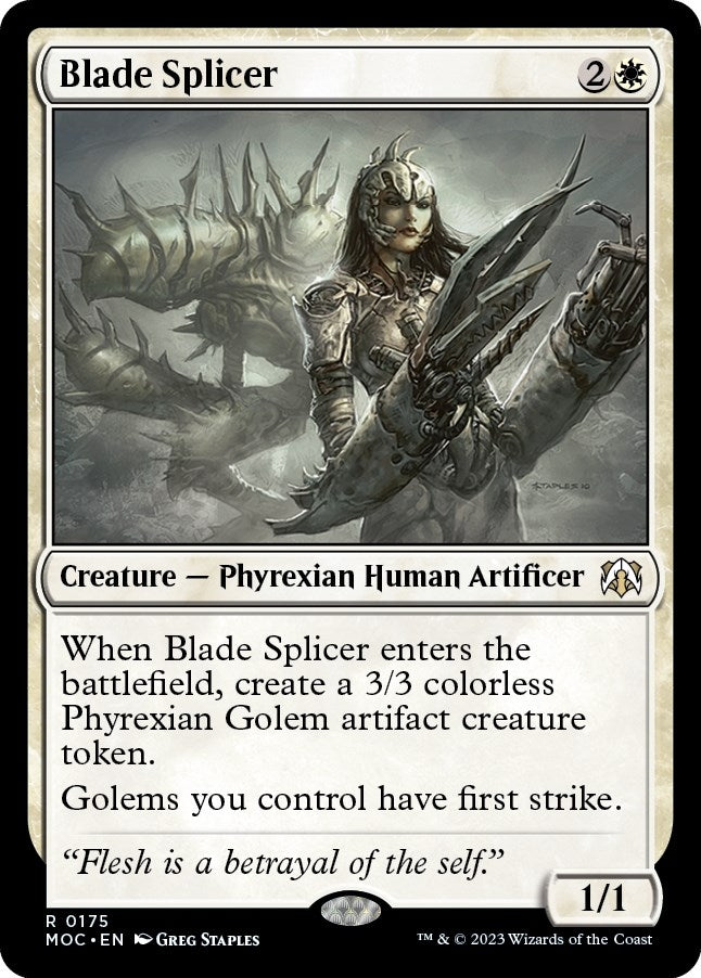 Image for Blade Splicer (175) [March of the Machine] - Magic: The Gathering