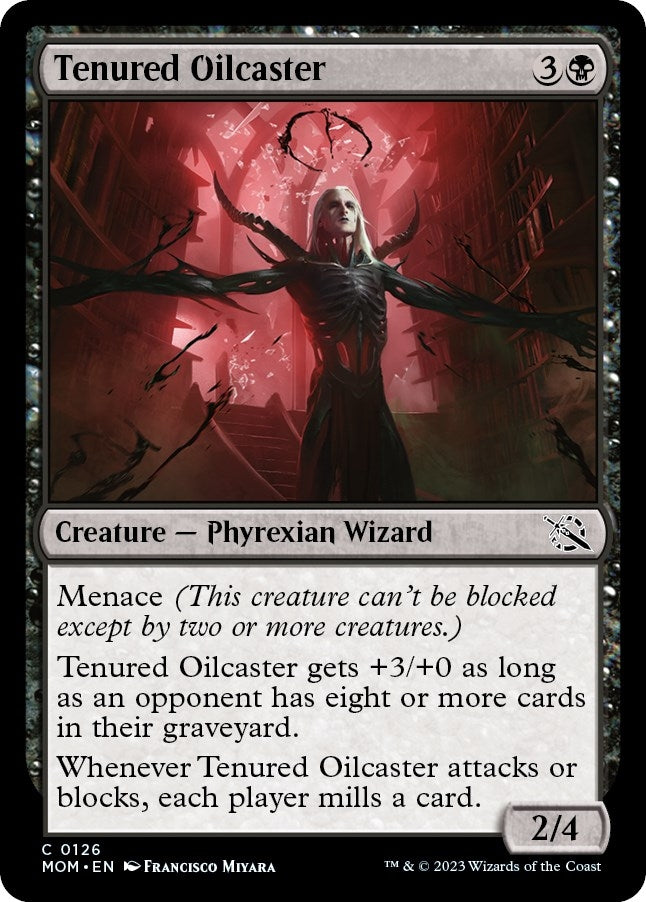 Image for Tenured Oilcaster (126) [March of the Machine] - Magic: The Gathering