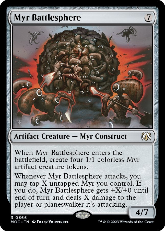 Image for Myr Battlesphere (366) [March of the Machine] - Magic: The Gathering