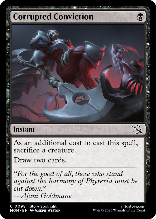 Image for Corrupted Conviction (98) [March of the Machine] - Magic: The Gathering