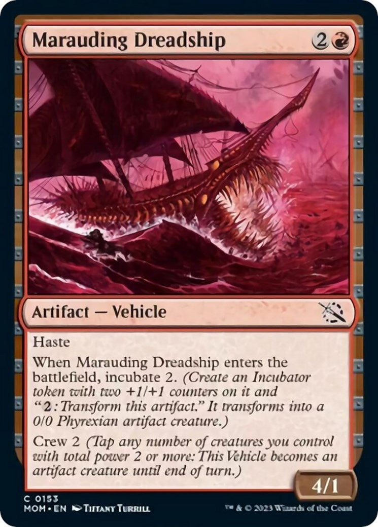 Image for Marauding Dreadship (153) [March of the Machine] - Magic: The Gathering