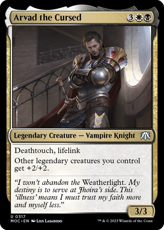 Image for Arvad the Cursed (317) [March of the Machine] - Magic: The Gathering