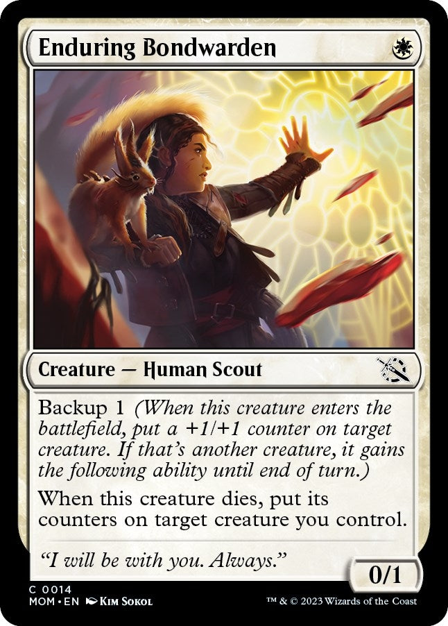 Image for Enduring Bondwarden (14) [March of the Machine] - Magic: The Gathering