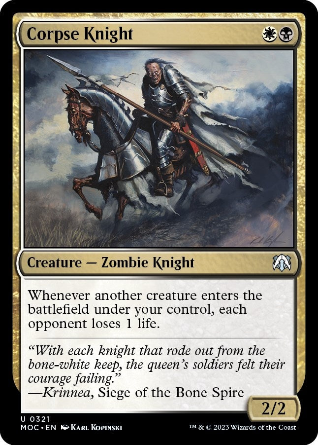 Corpse Knight (321) [Commander: March of the Machine]