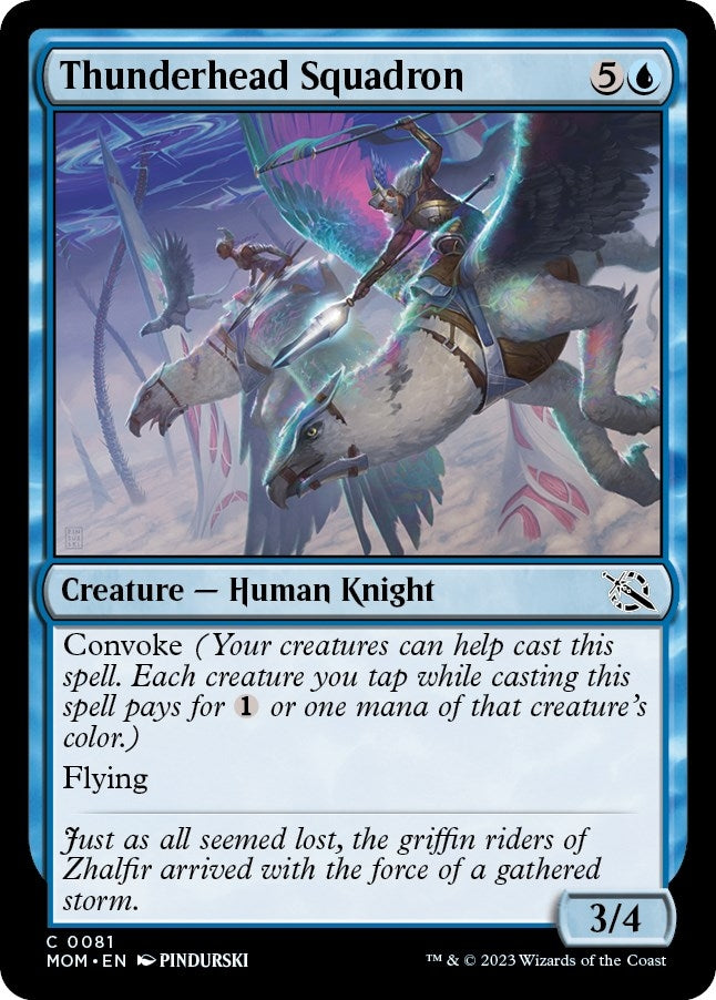 Image for Thunderhead Squadron (81) [March of the Machine] - Magic: The Gathering