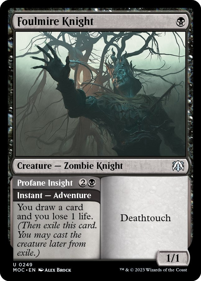 Image for Foulmire Knight (249) [March of the Machine] - Magic: The Gathering