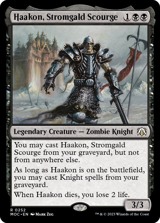 Image for Haakon, Stromgald Scourge (252) [March of the Machine] - Magic: The Gathering