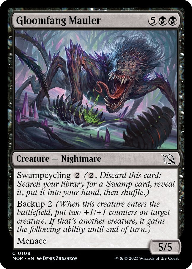 Image for Gloomfang Mauler (108) [March of the Machine] - Magic: The Gathering