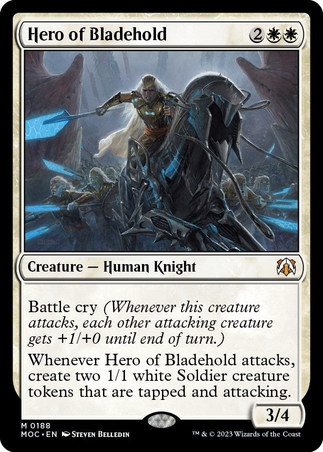 Image for Hero of Bladehold (188) [March of the Machine] - Magic: The Gathering
