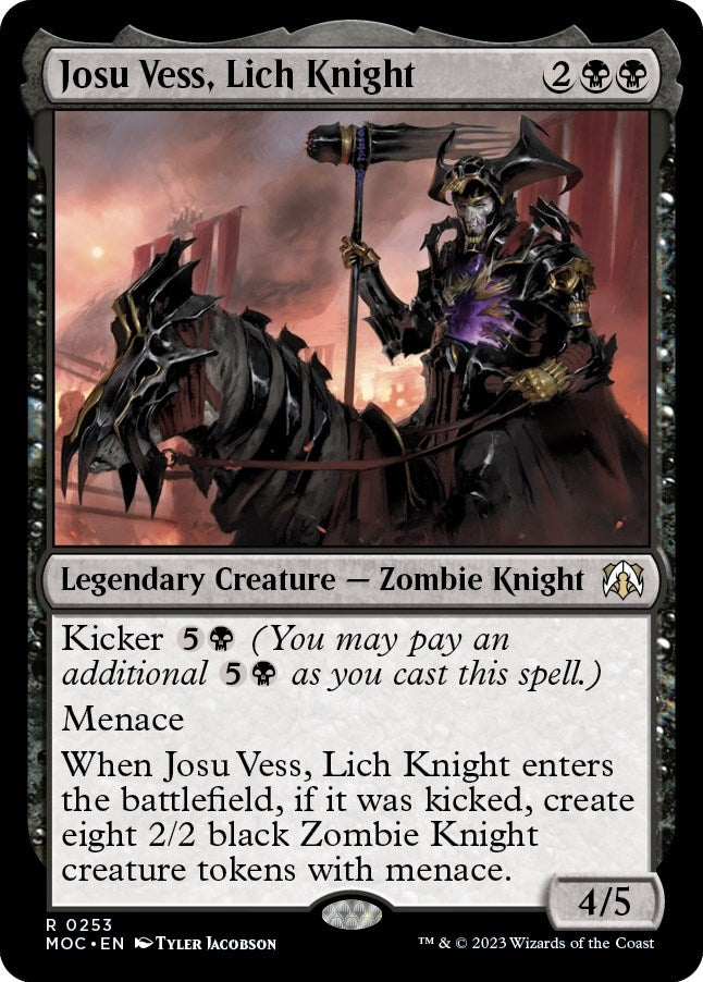 Image for Josu Vess, Lich Knight (253) [March of the Machine] - Magic: The Gathering