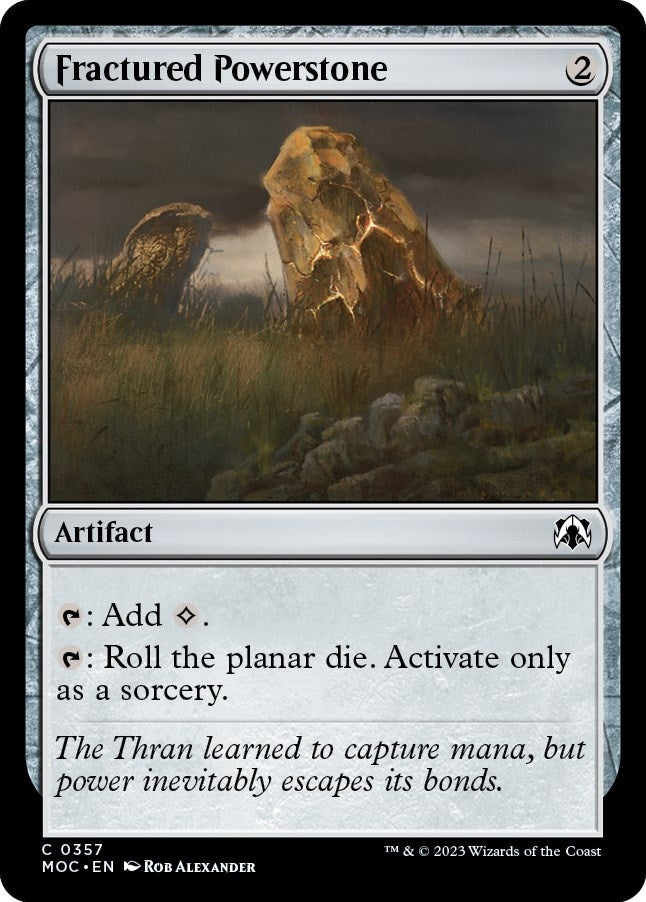 Fractured Powerstone (357) [Commander: March of the Machine]