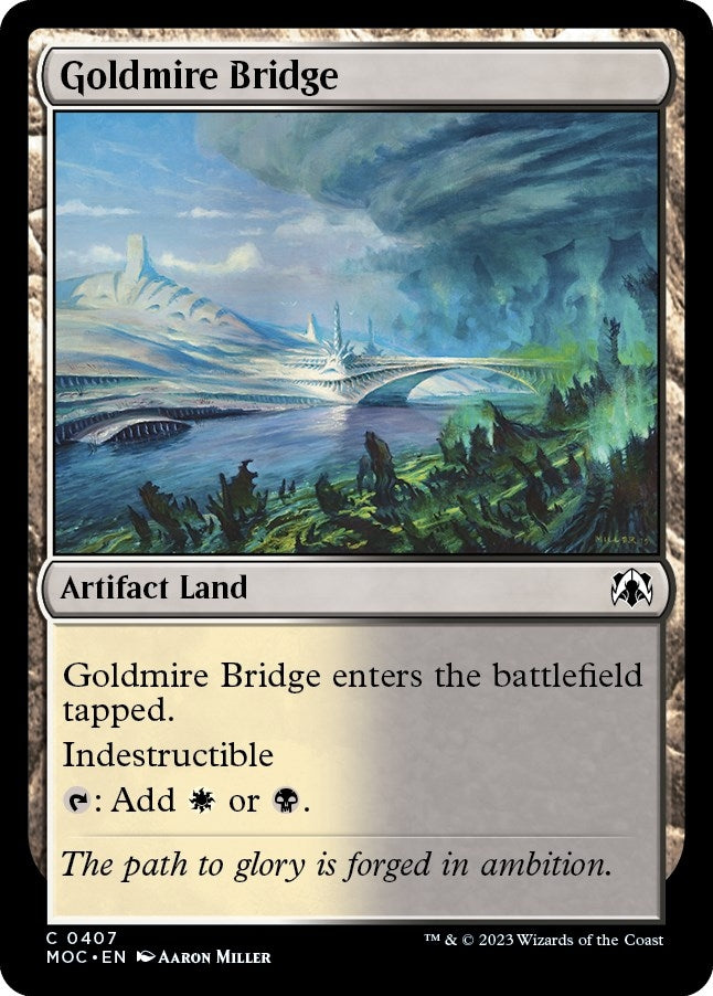 Image for Goldmire Bridge (407) [March of the Machine] - Magic: The Gathering