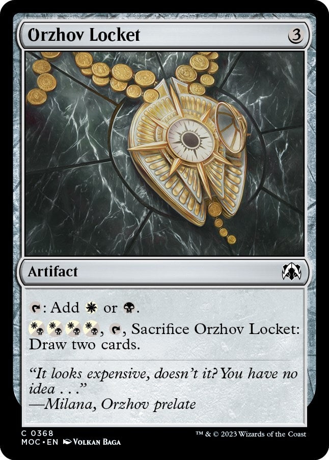 Image for Orzhov Locket (368) [March of the Machine] - Magic: The Gathering