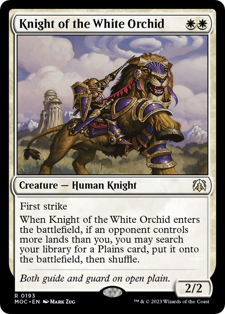 Image for Knight of the White Orchid (193) [March of the Machine] - Magic: The Gathering