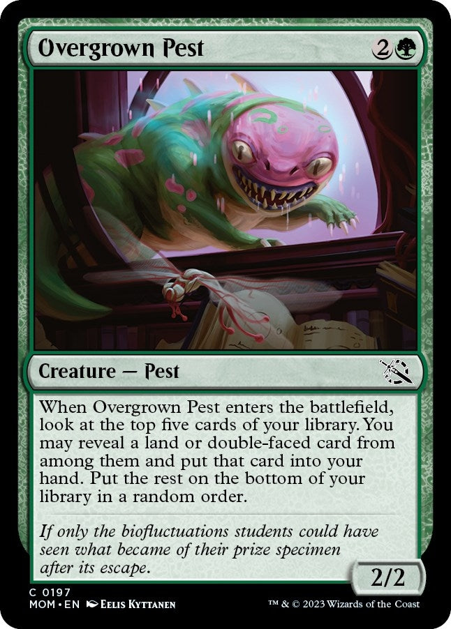 Image for Overgrown Pest (197) [March of the Machine] - Magic: The Gathering
