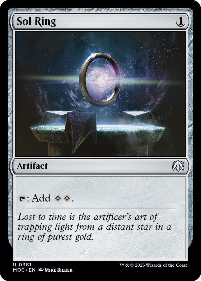 Image for Sol Ring (381) [March of the Machine] - Magic: The Gathering