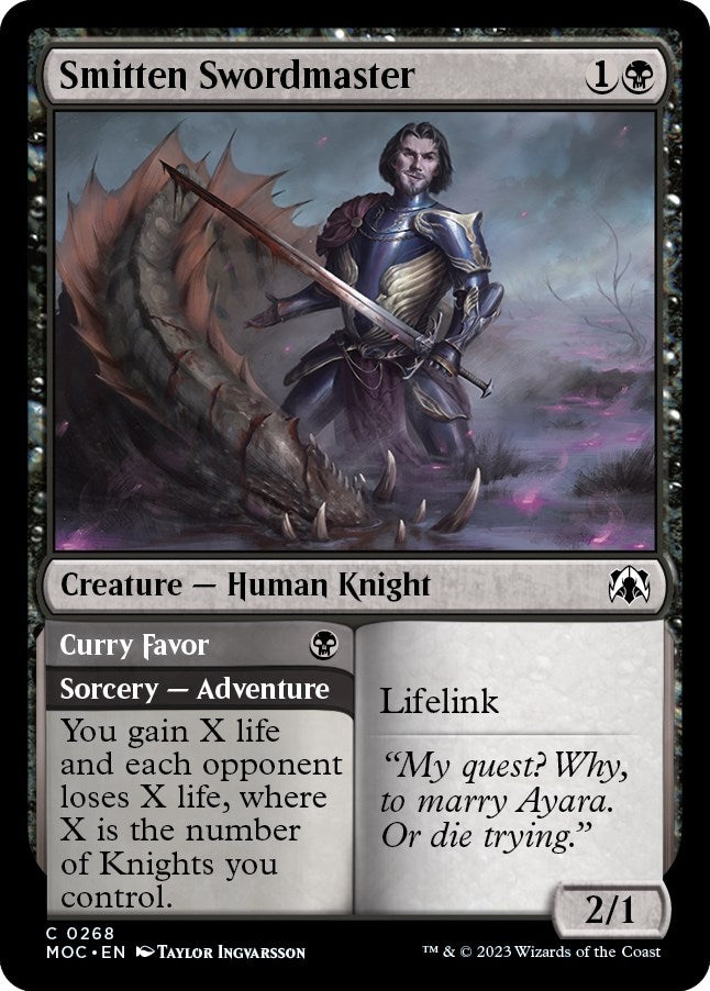 Image for Smitten Swordmaster (268) [March of the Machine] - Magic: The Gathering