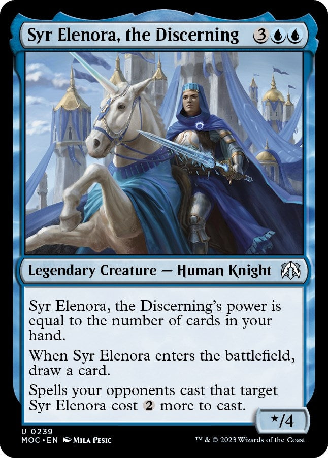 Image for Syr Elenora, the Discerning (239) [March of the Machine] - Magic: The Gathering