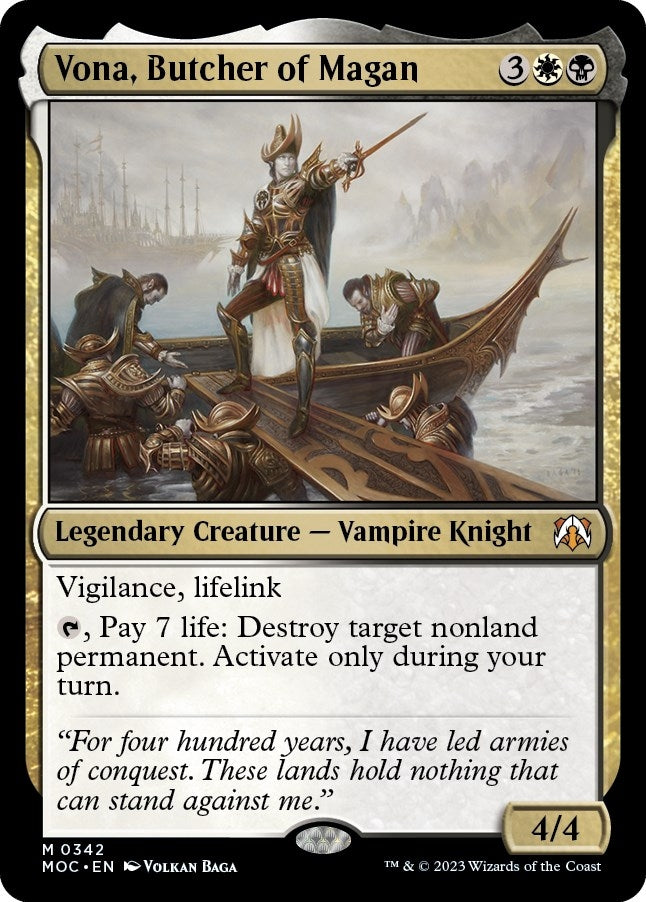 Image for Vona, Butcher of Magan (342) [March of the Machine] - Magic: The Gathering