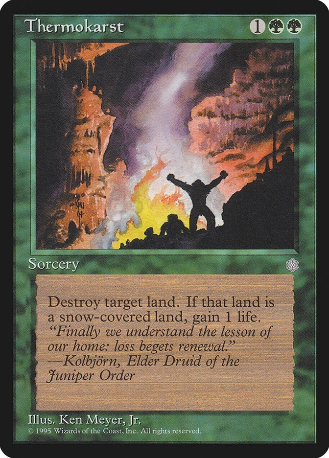 Image for Thermokarst [Ice Age] - Magic: The Gathering