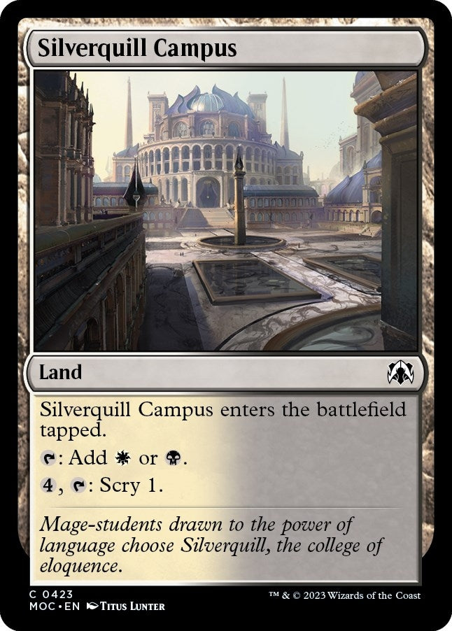 Image for Silverquill Campus (423) [March of the Machine] - Magic: The Gathering