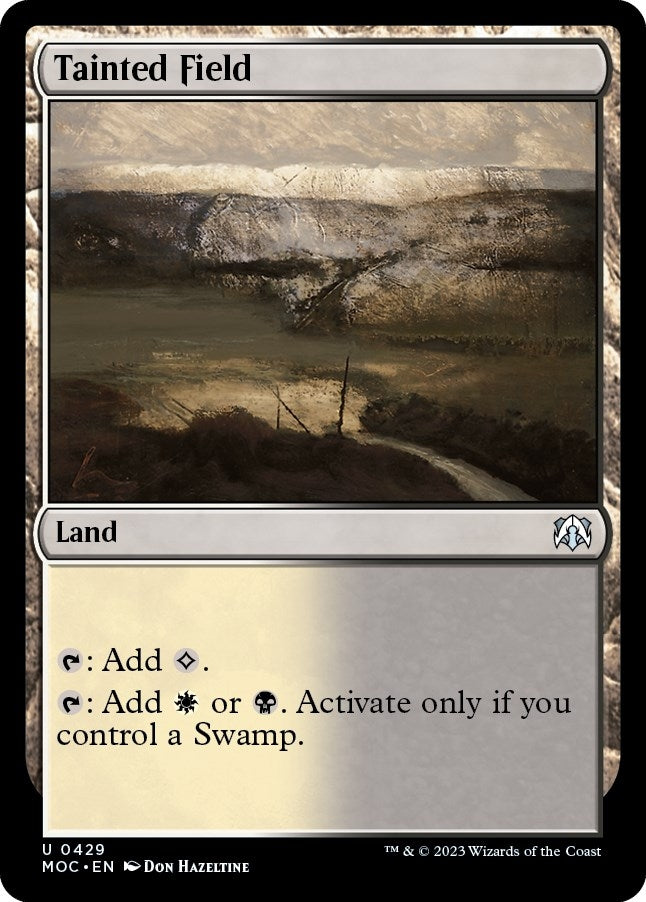 Image for Tainted Field (429) [March of the Machine] - Magic: The Gathering