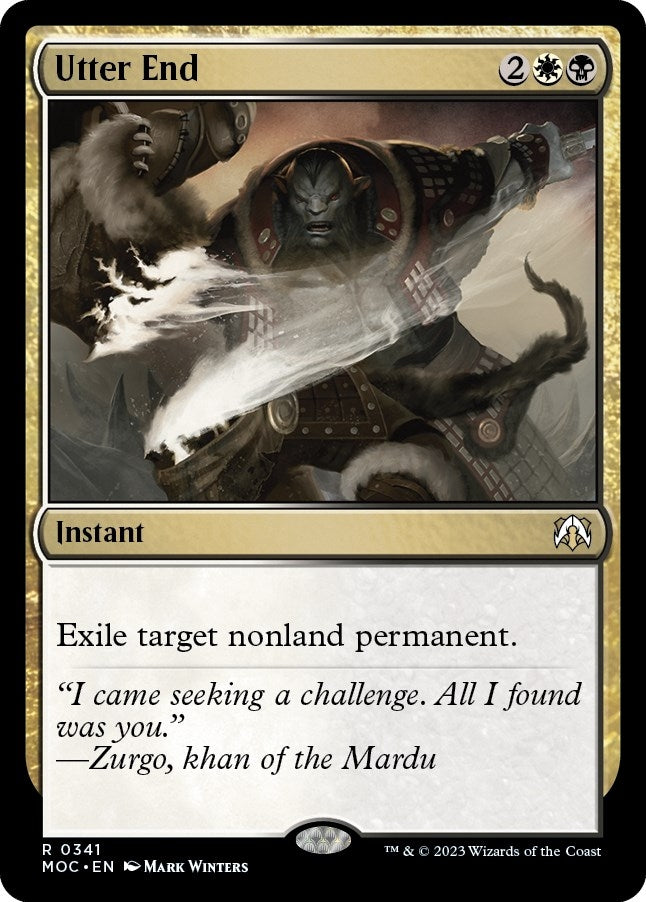 Image for Utter End (341) [March of the Machine] - Magic: The Gathering