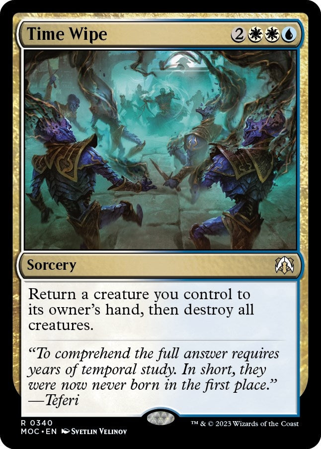 Image for Time Wipe (340) [March of the Machine] - Magic: The Gathering
