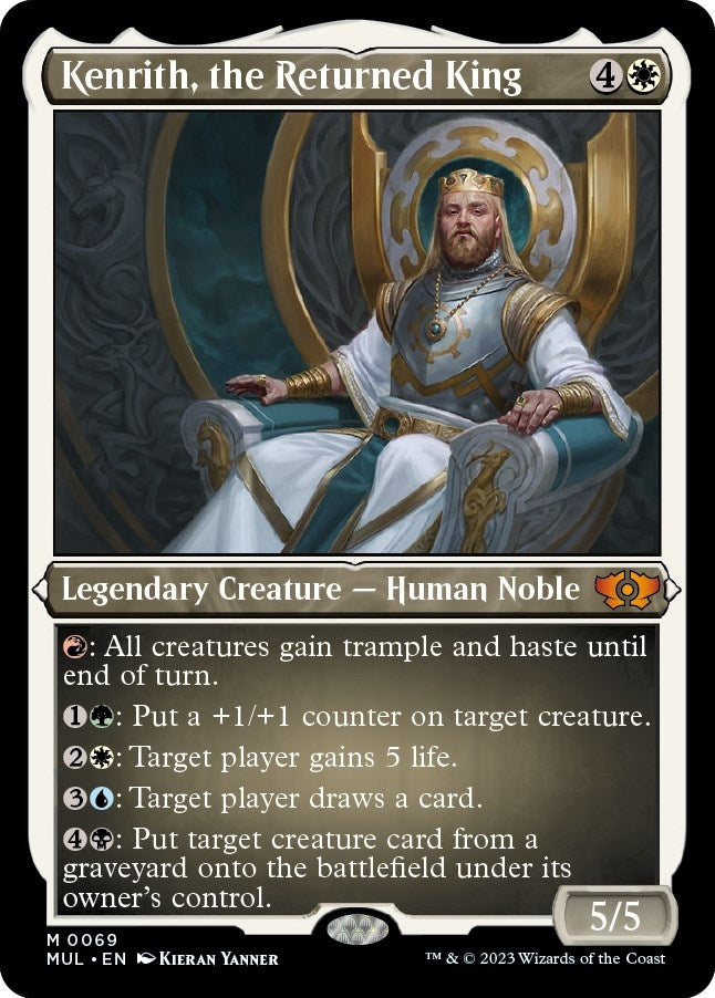 Image for Kenrith, the Returned King (Foil Etched) (69) [March of the Machine: Multiverse Legends] - Magic: The Gathering