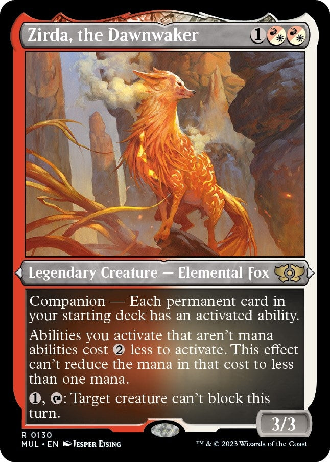 Image for Zirda, the Dawnwaker (Foil Etched) (130) [March of the Machine: Multiverse Legends] - Magic: The Gathering