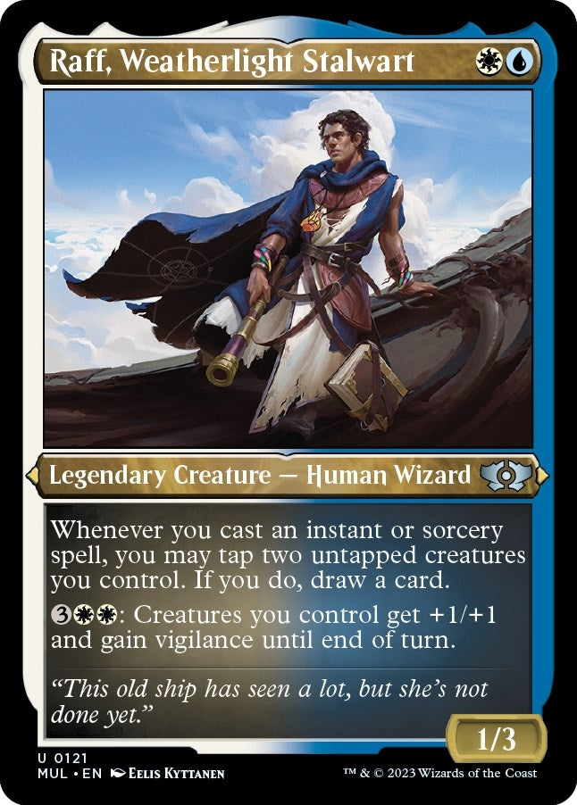 Image for Raff, Weatherlight Stalwart (Foil Etched) (121) [March of the Machine: Multiverse Legends] - Magic: The Gathering