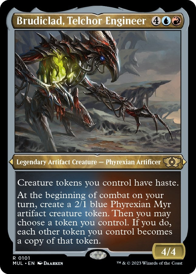 Image for Brudiclad, Telchor Engineer (Foil Etched) (101) [March of the Machine: Multiverse Legends] - Magic: The Gathering