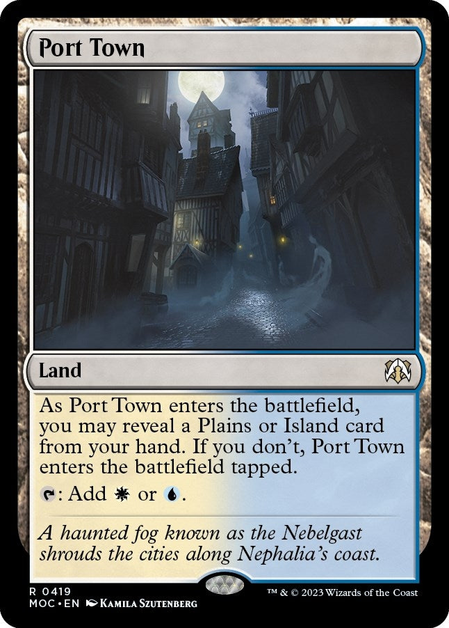 Image for Port Town (419) [March of the Machine] - Magic: The Gathering