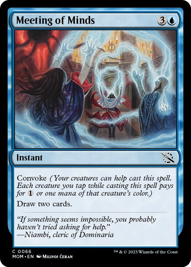 Image for Meeting of Minds (66) [March of the Machine] - Magic: The Gathering