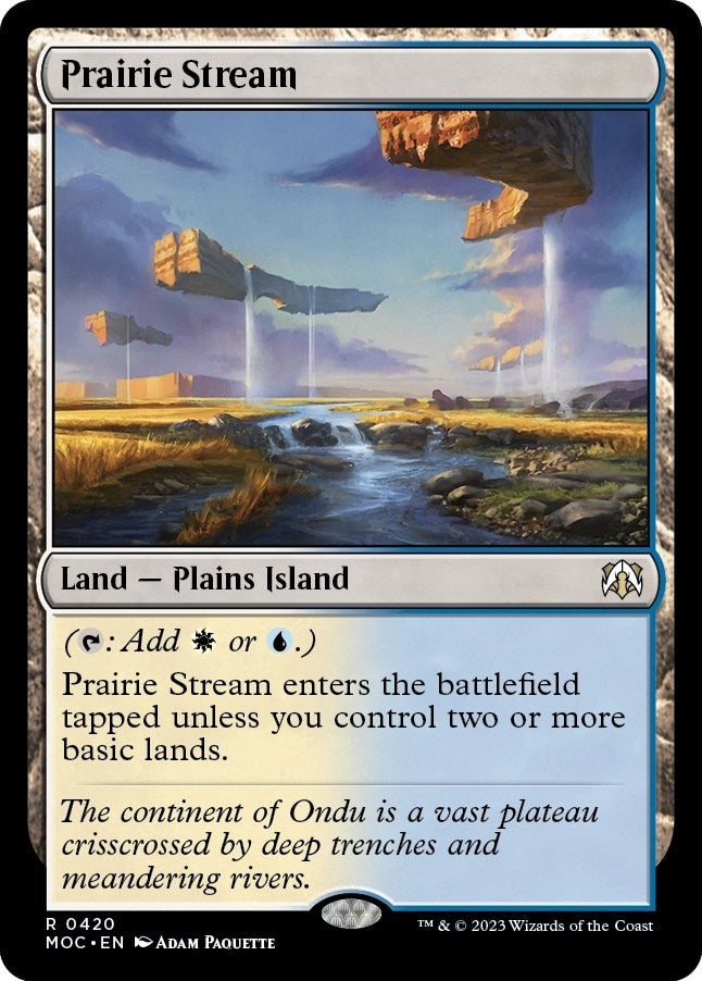 Image for Prairie Stream (420) [March of the Machine] - Magic: The Gathering