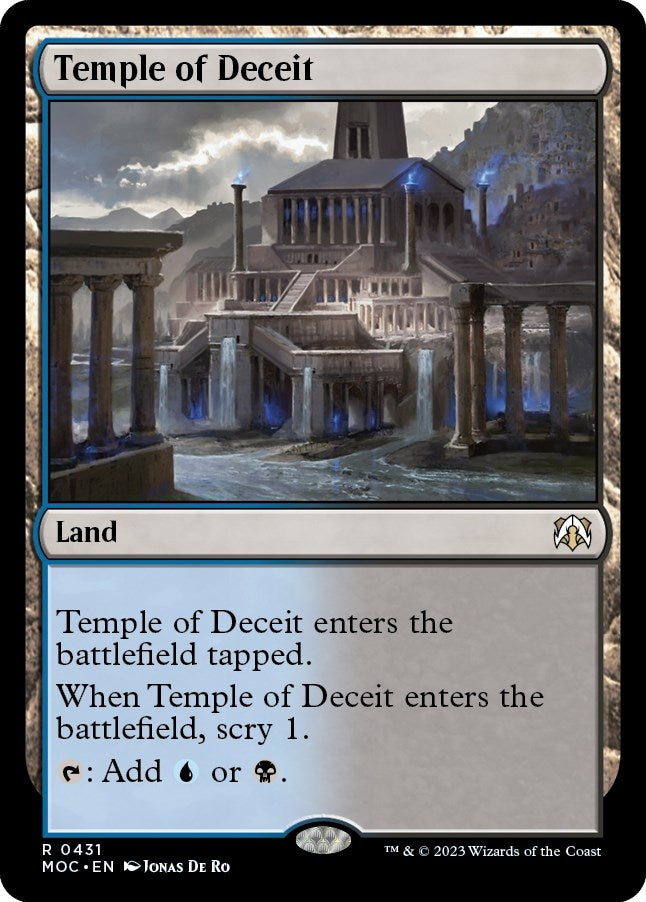 Image for Temple of Deceit (431) [March of the Machine] - Magic: The Gathering