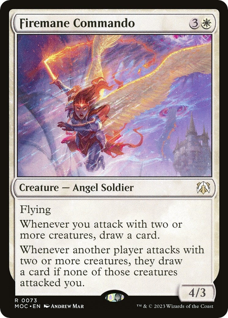 Image for Firemane Commando (73) [March of the Machine] - Magic: The Gathering