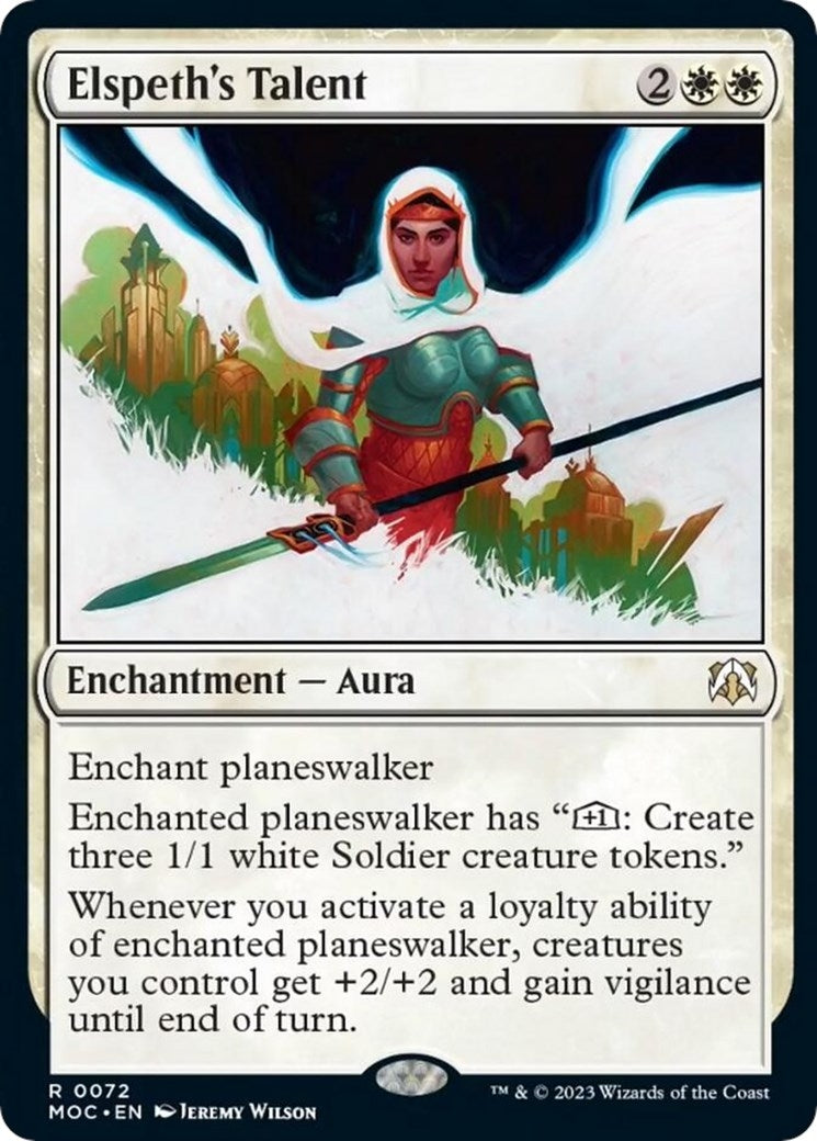 Image for Elspeth's Talent (72) [March of the Machine] - Magic: The Gathering