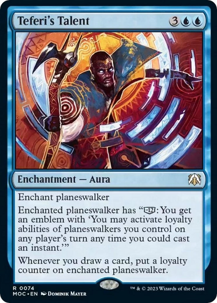 Image for Teferi's Talent (74) [March of the Machine] - Magic: The Gathering