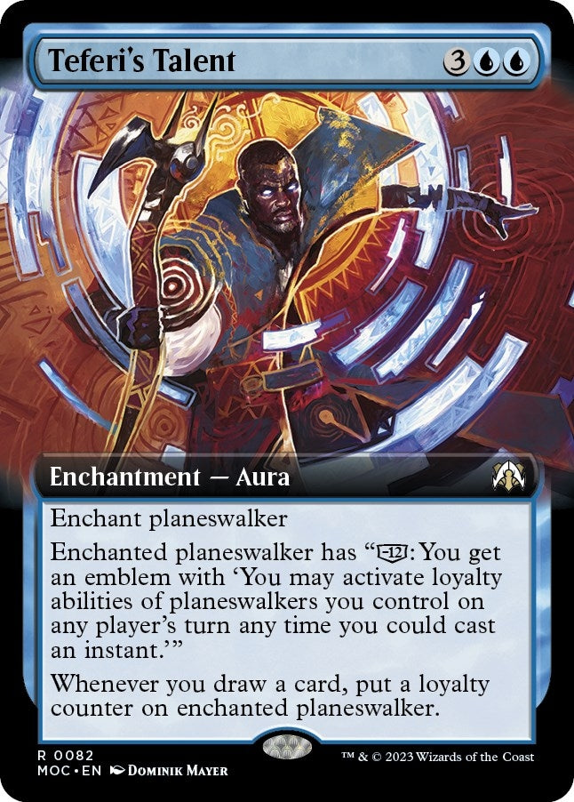 Image for Teferi's Talent (Extended Art) (82) [March of the Machine] - Magic: The Gathering