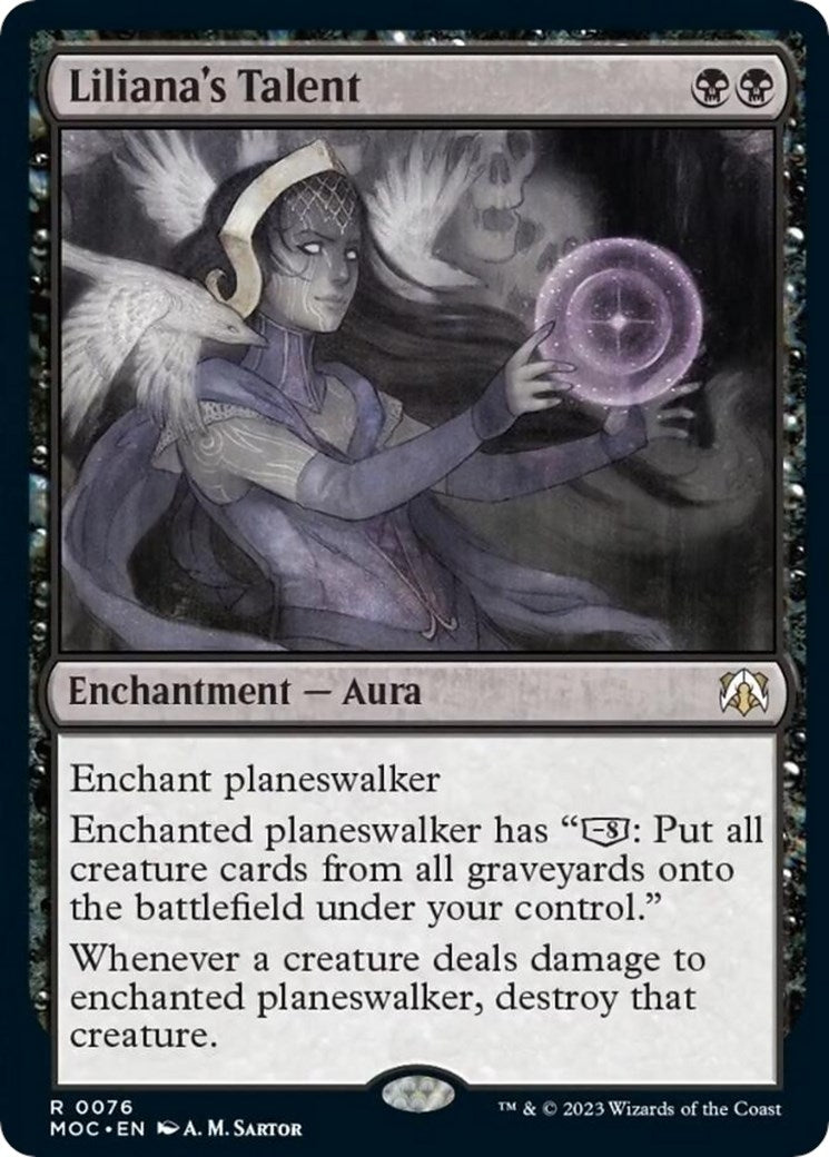 Image for Liliana's Talent (76) [March of the Machine] - Magic: The Gathering
